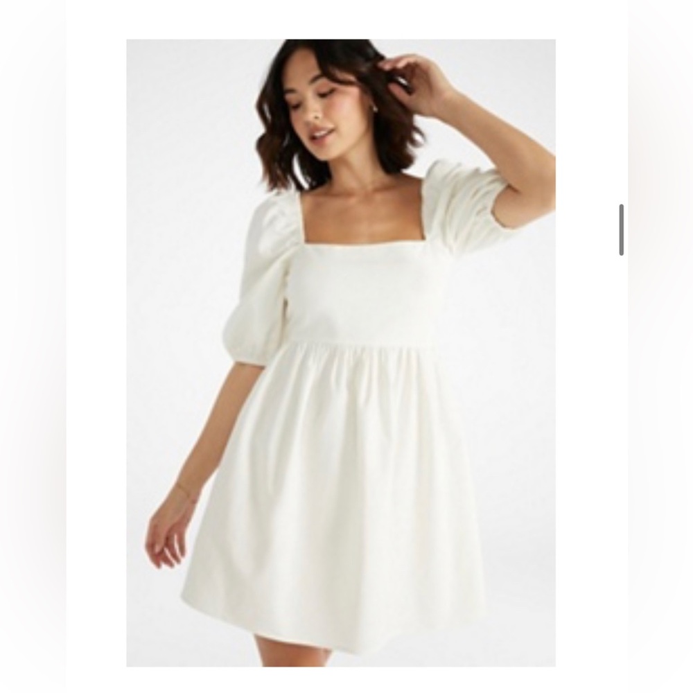 JustFab White Mini Dress